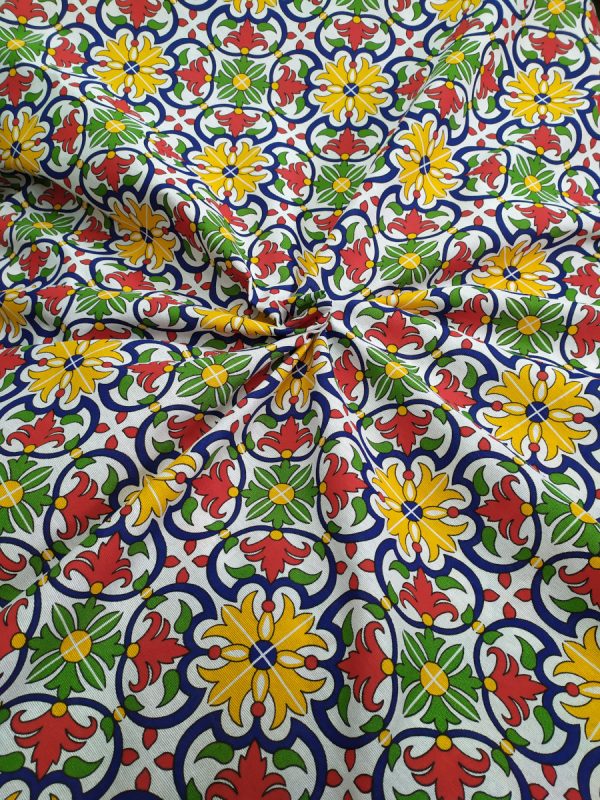 Tappezzeria in Cotone Stampato cm 280x280 - immagine 2