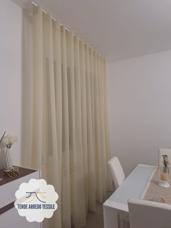 Tenda a Metro in Bouclè base Piombata Altezza 3 Metri Beige
