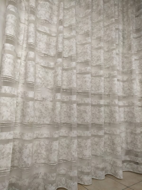 Tenda a Metro in Devorè Base Piombata Grigio - immagine 6