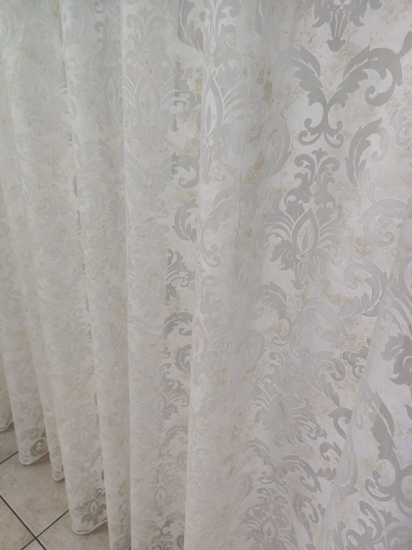 Tenda a Metro in Devorè Base Piombata Altezza 3 Metri Beige - immagine 9