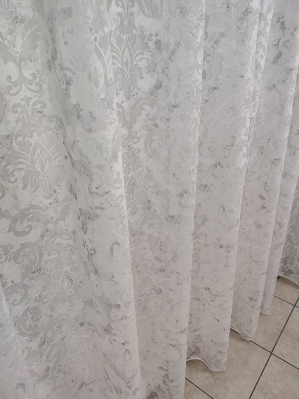 Tenda a Metro in Devorè Base Piombata Altezza 3 Metri Grigio perla - immagine 9