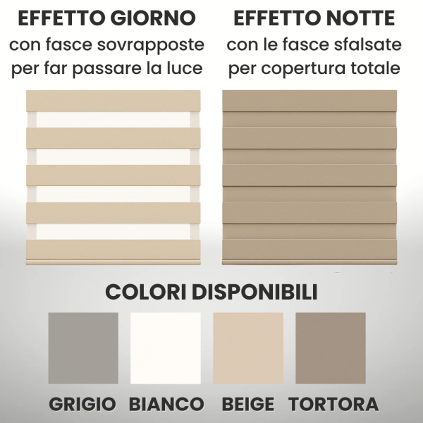 Tenda a rullo Night  and Day - immagine 8