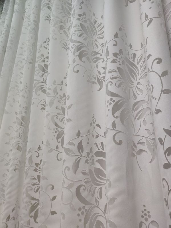 Tenda a Metro in Devorè Base Piombata Bianco - immagine 6