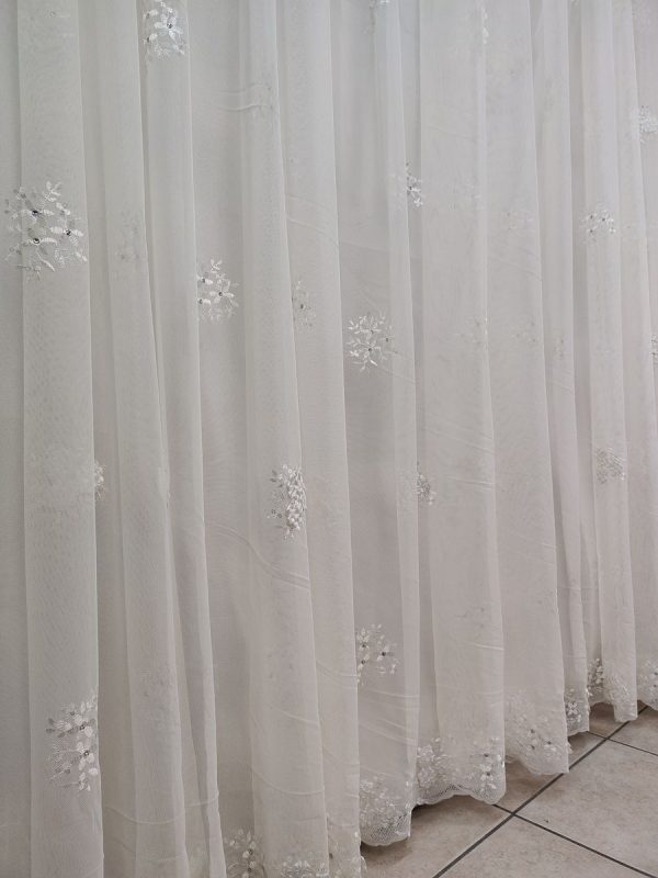 Tenda a Metro in Tulle con Base Orlata Altezza 3 Metri - immagine 14
