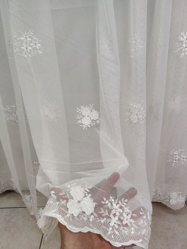 Tenda a Metro in Tulle con Base Orlata Altezza 3 Metri - immagine 9
