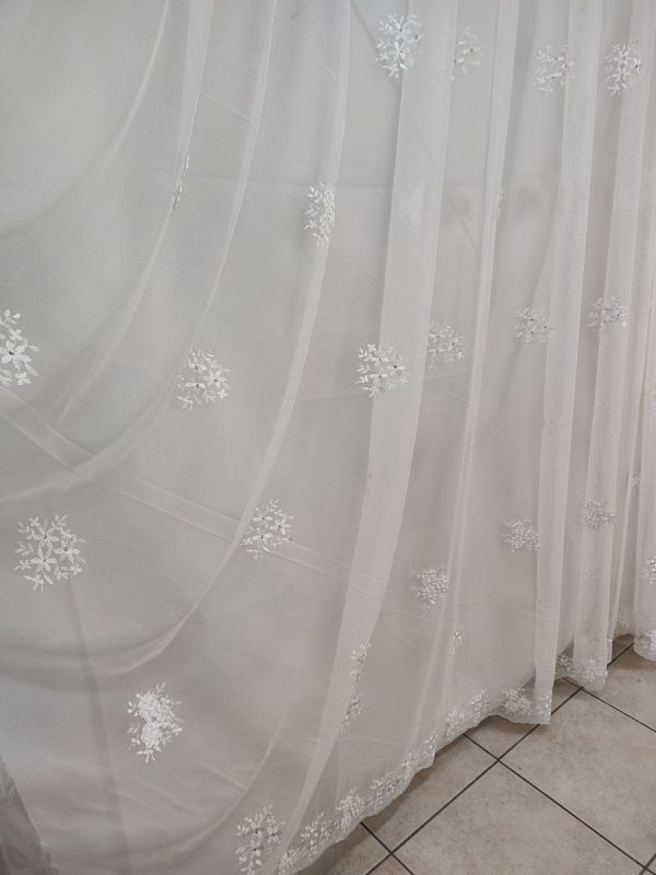Tenda a Metro in Tulle con Base Orlata Altezza 3 Metri - immagine 6