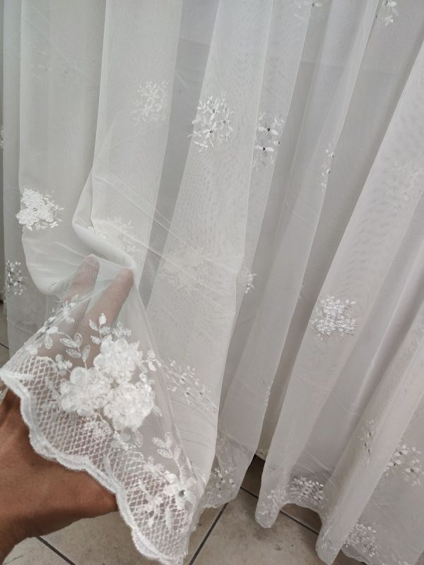 Tenda a Metro in Tulle con Base Orlata Altezza 3 Metri - immagine 5