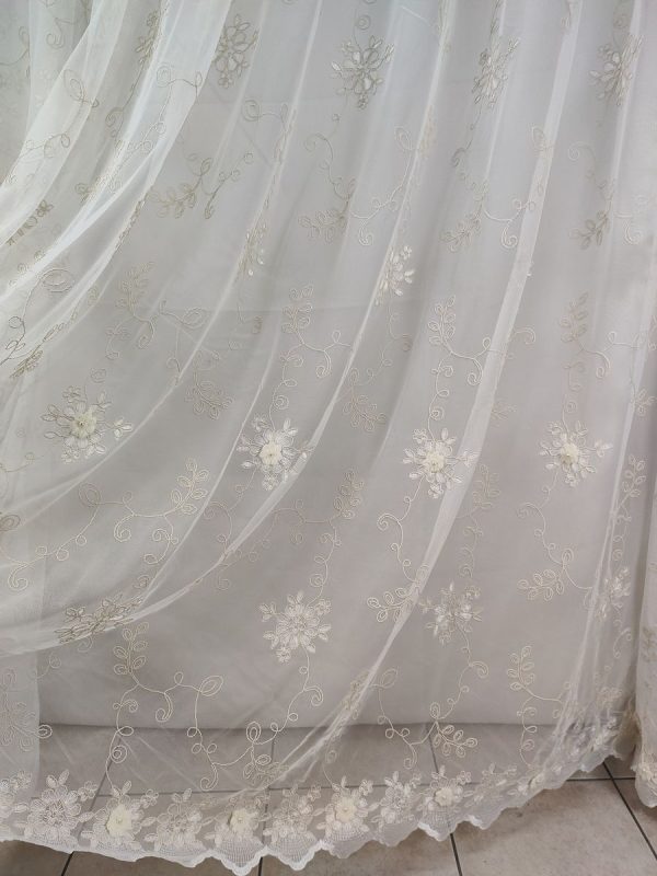 Tenda a Metro in Tulle con Base Orlata Altezza 3 Metri - immagine 4
