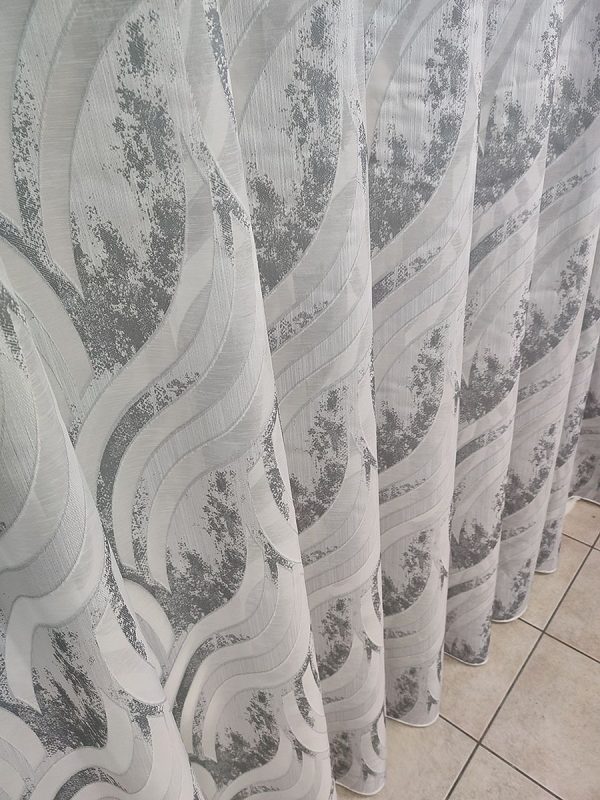Tenda a Metro in Devorè grigio - immagine 10