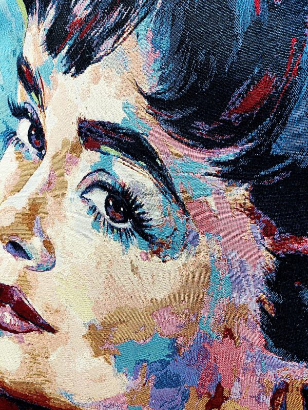 Arazzo da Parete 70 x 125 cm (Audrey Hepburn) - immagine 4