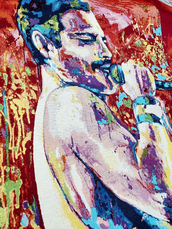 Arazzo da Parete 70 x 125 cm (Freddie Mercury) - immagine 3