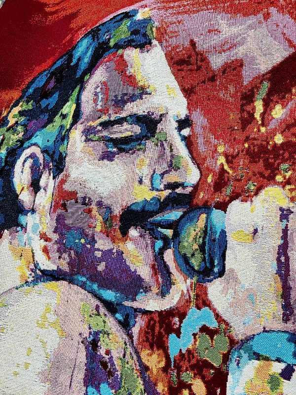 Arazzo da Parete 70 x 125 cm (Freddie Mercury) - immagine 2