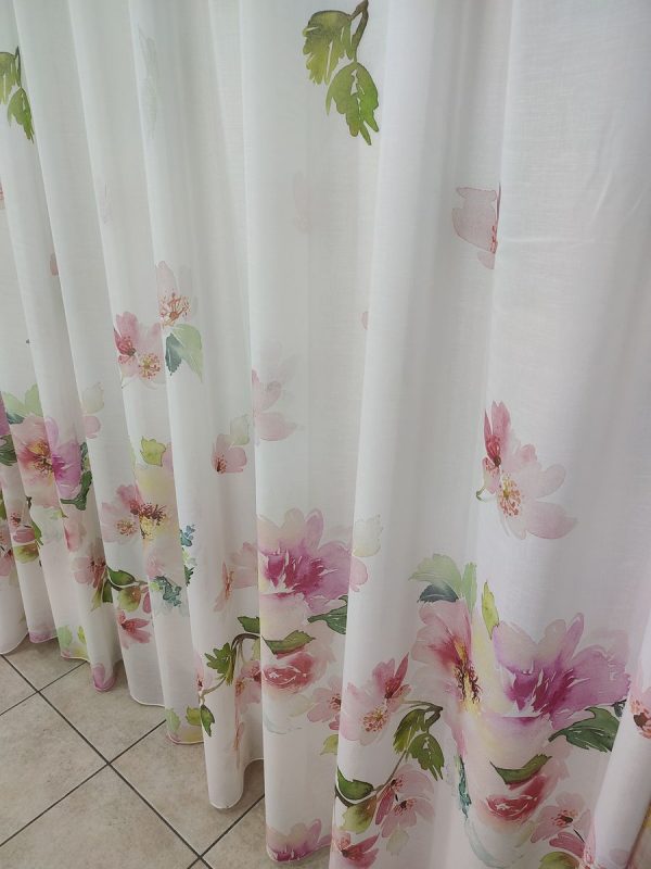 Tenda a Metro in Bouclè Effetto Lino Altezza 315 cm - immagine 11