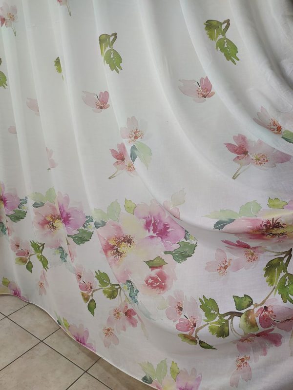 Tenda a Metro in Bouclè Effetto Lino Altezza 315 cm - immagine 2
