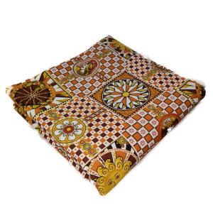Tappezzeria in Cotone Stampato cm 280x280 Testa di Moro