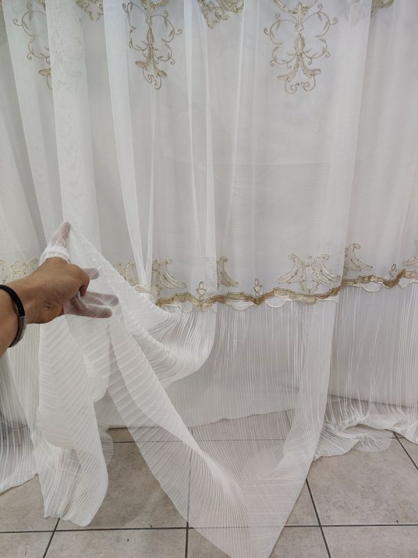 Tenda a Metro in Tulle con Base Orlata Altezza 3,7Metri - immagine 4