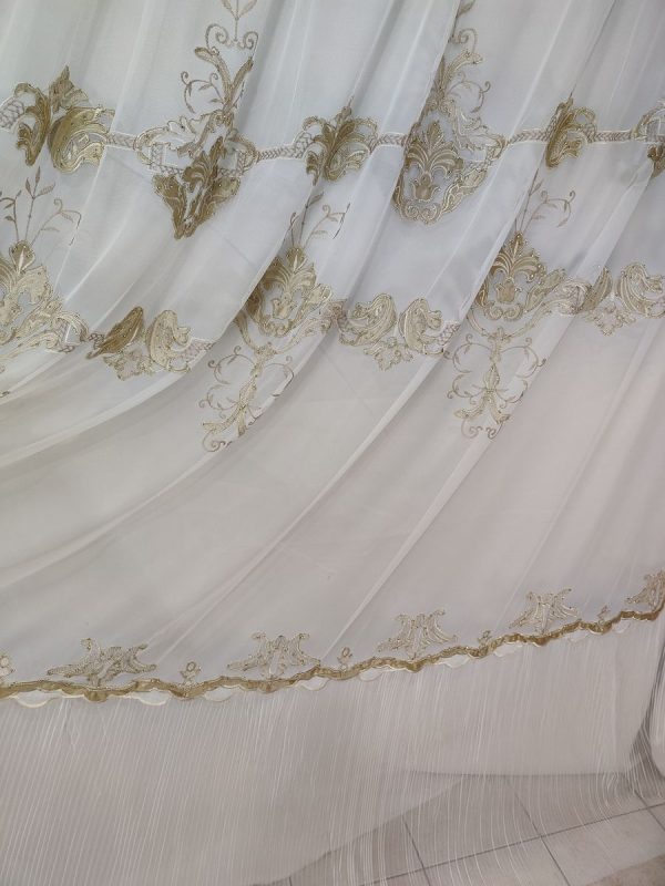 Tenda a Metro in Tulle con Base Orlata Altezza 3,7Metri - immagine 3