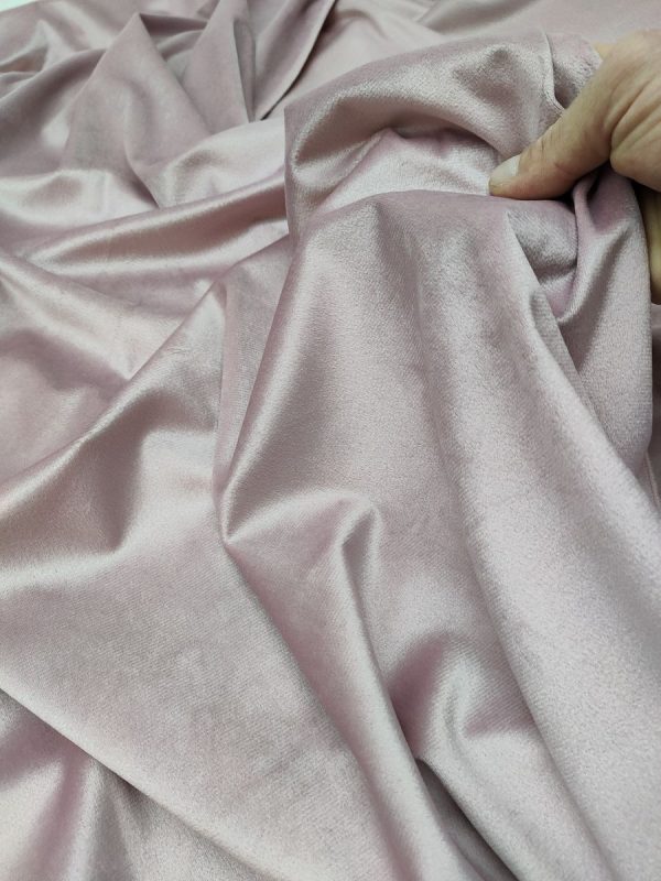 Tessuto in Velluto 280 cm Alta Rosa - immagine 3