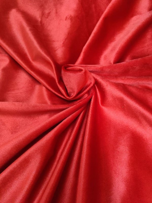Tessuto in Velluto 280 cm Alta Rosso - immagine 7