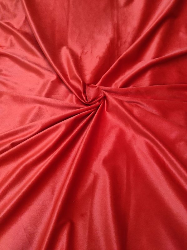 Tessuto in Velluto 280 cm Alta Rosso - immagine 6