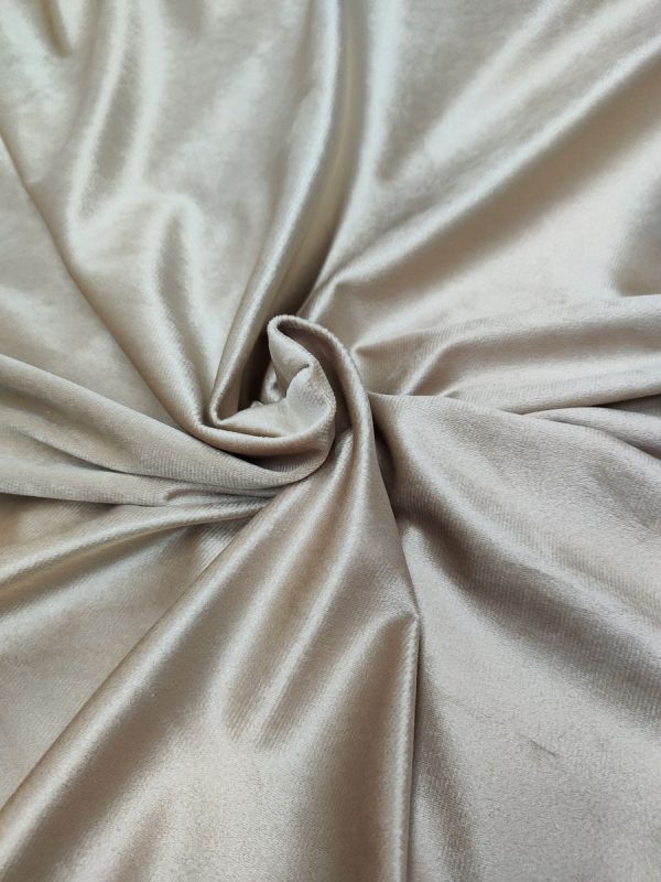 Tessuto in Velluto 280 cm Alta Beige - immagine 7