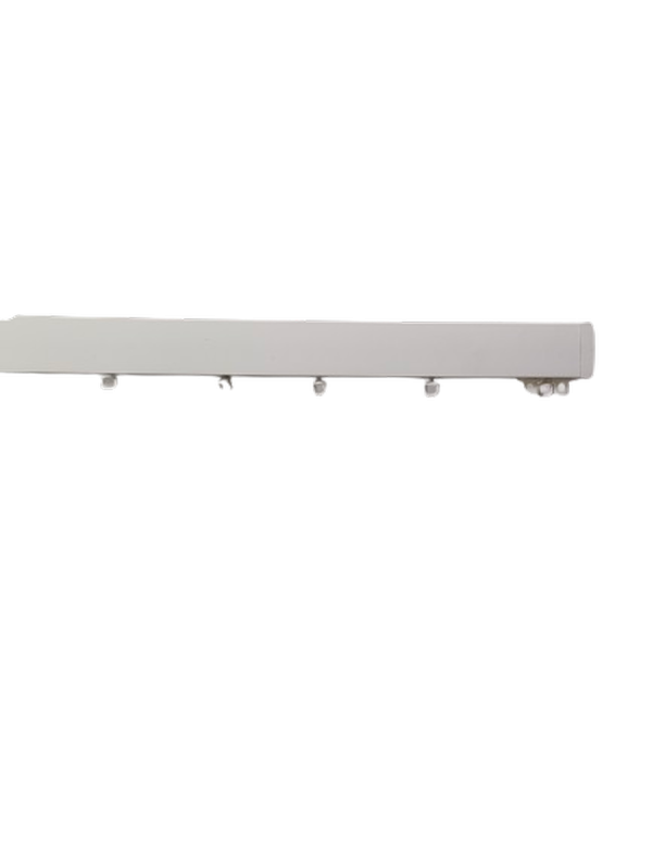 Binario per Tenda in Alluminio Sistema a Onda a Parete Bianco - immagine 5