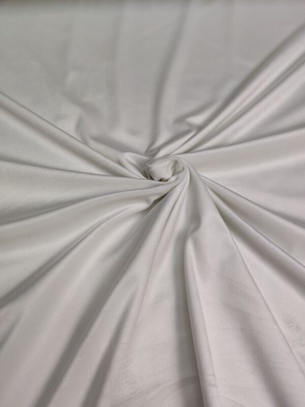 Tessuto in Velluto 280 cm Alta Bianco - immagine 5