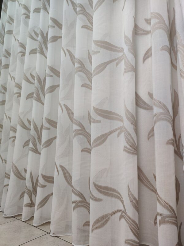 Tenda a Metro in Bouclè Effetto Lino Beige - immagine 9