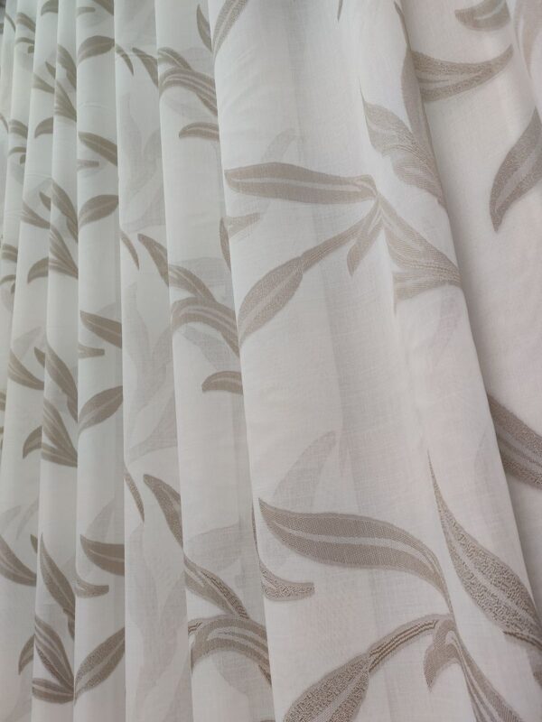 Tenda a Metro in Bouclè Effetto Lino Beige - immagine 10