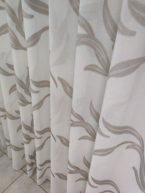 Tenda a Metro in Bouclè Effetto Lino Beige - immagine 11