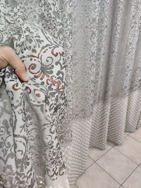 Tenda a Metro in Devorè Grigio - immagine 2