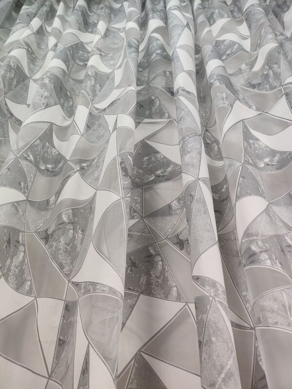 Tenda a Metro in Devorè Grigio