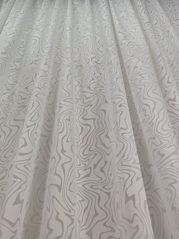 Tenda a Metro in Devorè Bianco