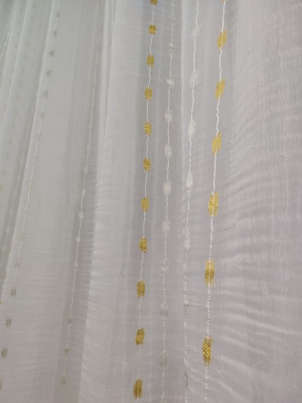 Tenda a Metro in Bouclè Effetto Lino giallo - immagine 7