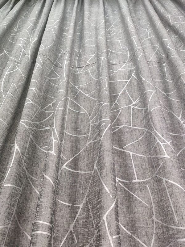 Tenda a Metro in Bouclè Effetto Lino Grigio - immagine 14