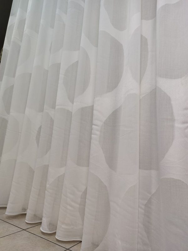 Tenda a Metro in Bouclè Effetto Lino Naturale - immagine 9