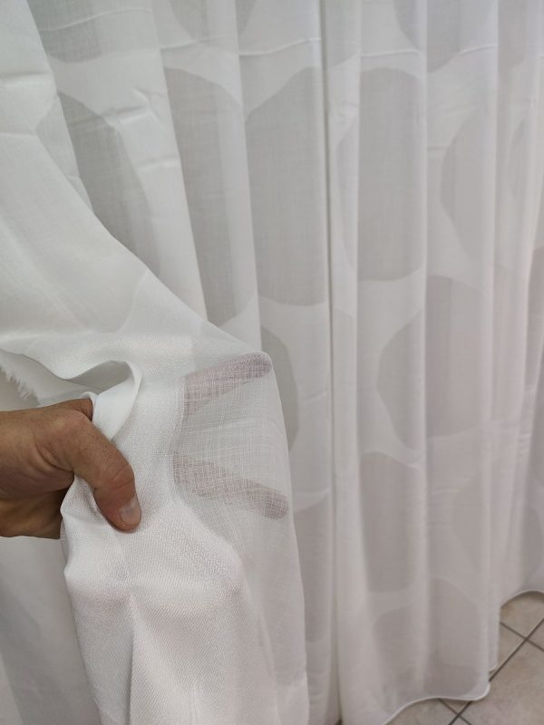 Tenda a Metro in Bouclè Effetto Lino Naturale - immagine 4