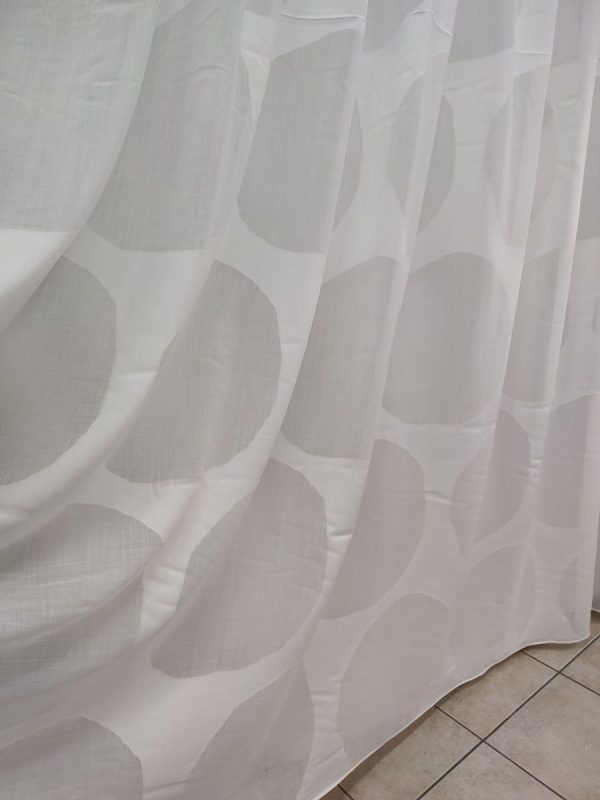 Tenda a Metro in Bouclè Effetto Lino Naturale - immagine 3