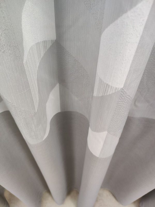 Tenda a Metro in Bouclè Effetto Lino Grigio - immagine 13