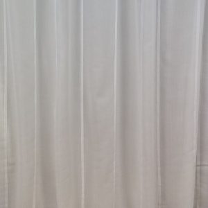 Tenda a Metro in Bouclè Effetto Lino Bianco
