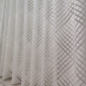 Tenda a Metro in Devorè Bianco