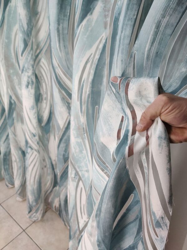 Tenda a Metro in Devorè Azzurro - immagine 4