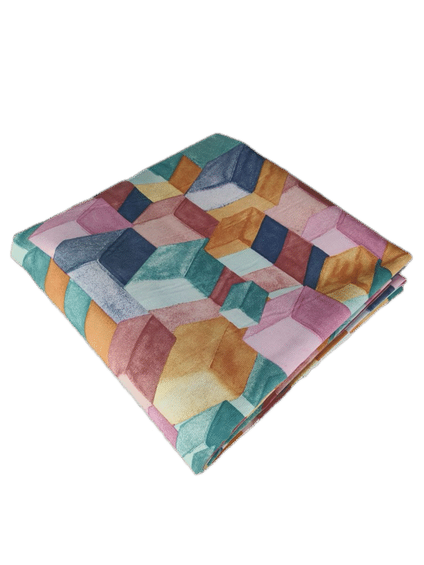 Tappezzeria in Cotone Stampato cm 280x280 millerighe