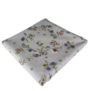 Tappezzeria in Cotone Stampato cm 280x280 millerighe celeste
