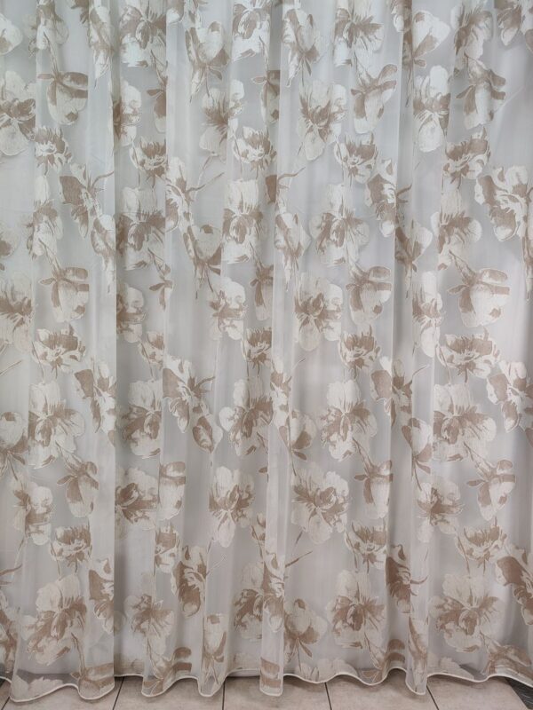 Tenda a Metro in Devorè Fiore Beige - immagine 11