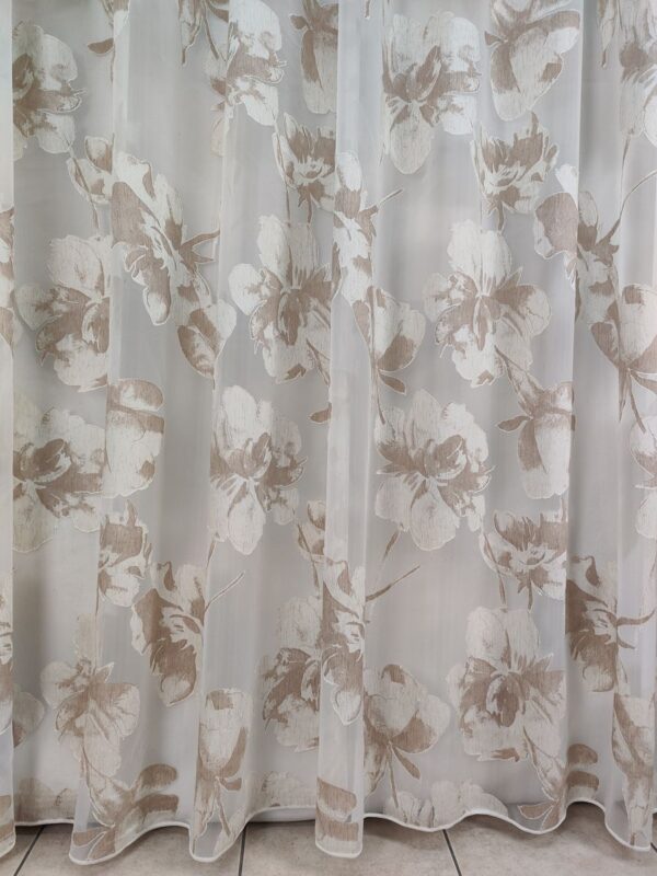 Tenda a Metro in Devorè Fiore Beige - immagine 12