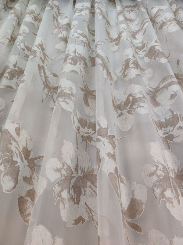Tenda a Metro in Devorè Fiore Beige