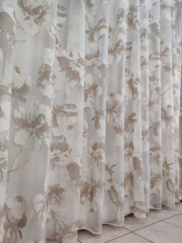 Tenda a Metro in Devorè Fiore Beige - immagine 14
