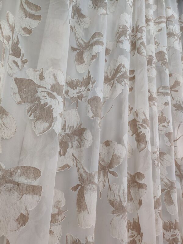 Tenda a Metro in Devorè Fiore Beige - immagine 16