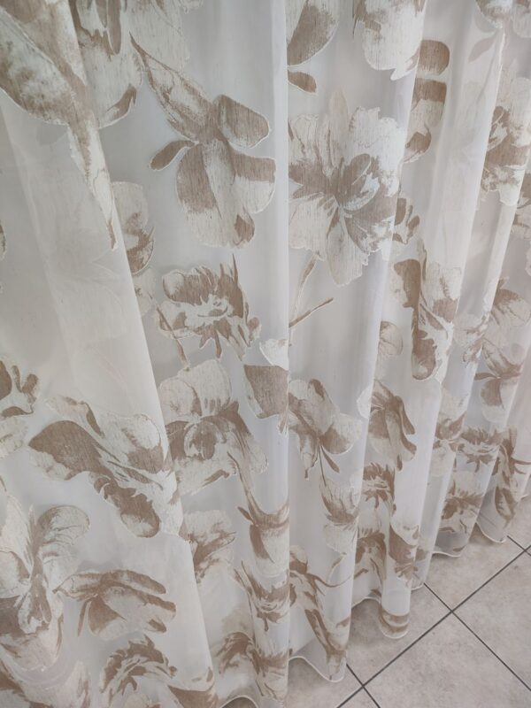 Tenda a Metro in Devorè Fiore Beige - immagine 17